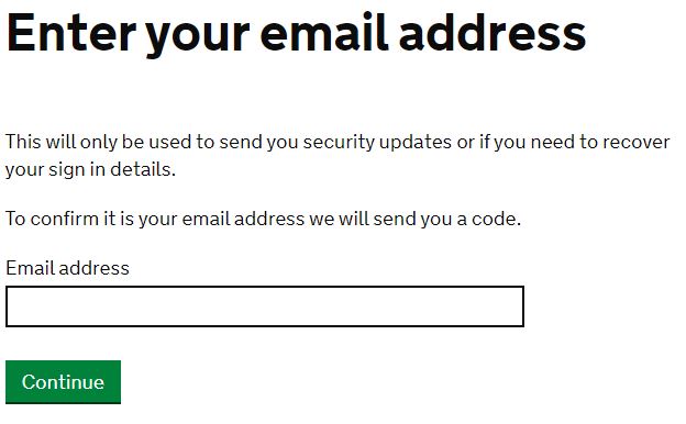 Step 5 - Enter your email address