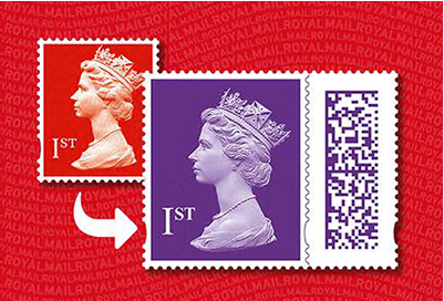 Old-style stamps will soon be out of date